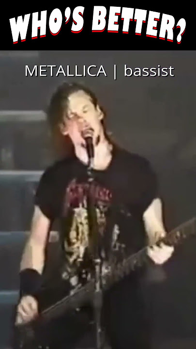 CLIFF BURTON vs. JASON NEWSTED | #metallica #bassist