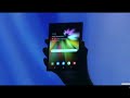 Samsung foldable phone unveiled