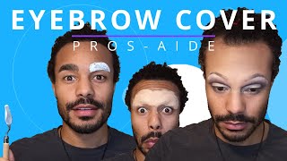 How To Cover Eyebrows With Pros-Aide Liquid or Pros-Aide Cream