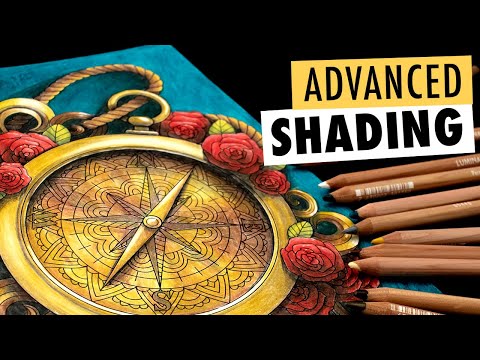 Advanced Shading Techniques For Adult Coloring Books