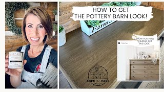 how to achieve that pottery barn look | furniture makeover