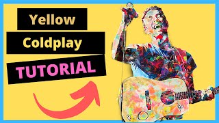 Yellow Coldplay - Guitar TUTORIAL/LESSON! Easy BEGINNER song!