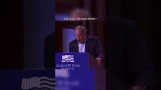 Bush verurteilt brutale und ungerechte Invasion der Ukraine / Irak ? #whatsoever