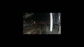 夜鉄・800系発車・九州新幹線・熊本駅(Night,800 series, departures, Kyushu bullet train, Kumamoto Station)