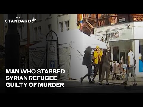 Man who stabbed Syrian refugee after he brushed past girlfriend guilty of murder