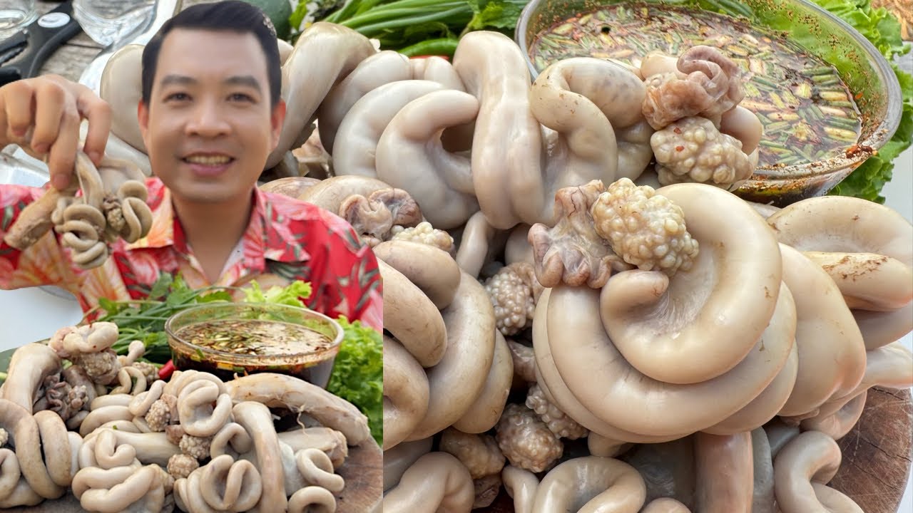 ไส้ตัน แจ่วบีขมอ่ำหล่ำ แบบนี้แซ่บสุดๆ