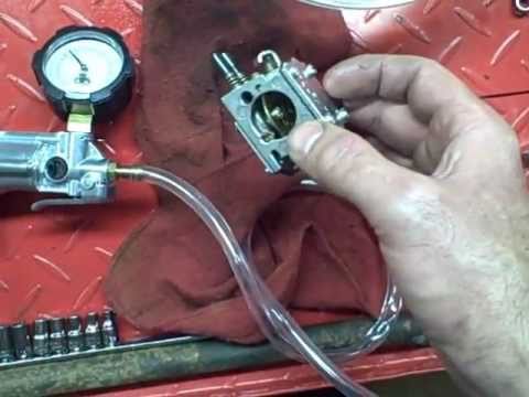 Small Engine Repair: Checking Fuel Pump Diaphragm & Inlet ... weed eater diagram 