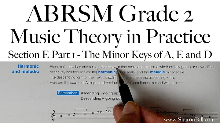 ABRSM Grade 2 Music Theory Section E Part 1 The Mi...