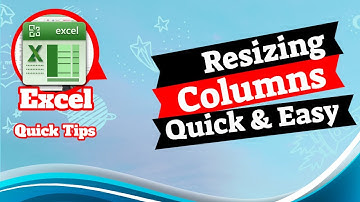 Bulk Resizing Columns and Rows in Excel