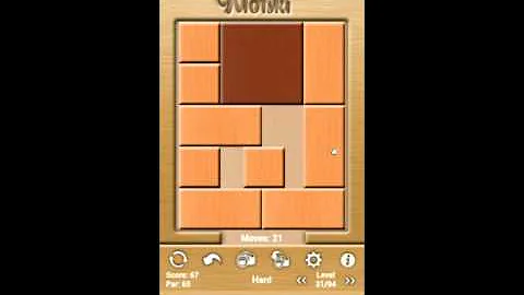 Klotski Hard Level 31/94 - par solution