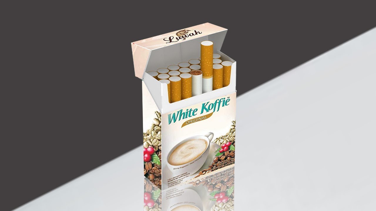 Merubah Desain Gambar Bungkus  Rokok Menjadi White Coffee  
