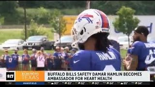 Buffalo Bills safety Damar Hamlin becomes ambassador for heart health Resimi
