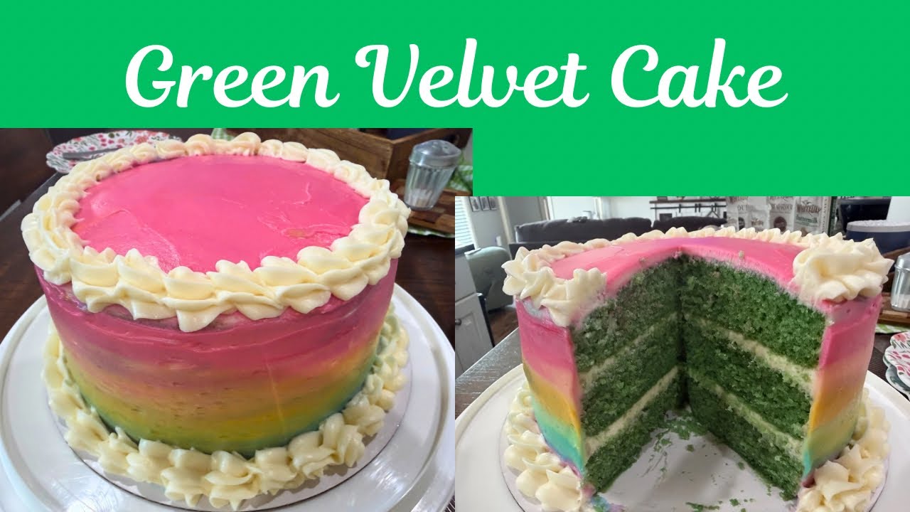 Лучший торт «Зеленый бархат»