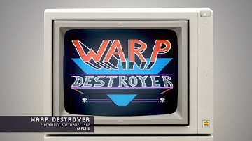 Warp Destroyer - Piccadilly Software, 1982 - Apple II