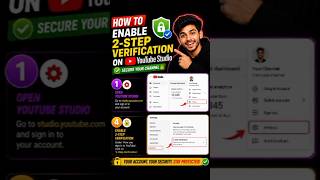 How to Enable 2-Step Verification on YouTube Studio 🔐 | Easy Security Guide #urdu #hindi