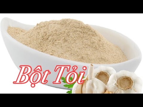 cách làm bột tỏi