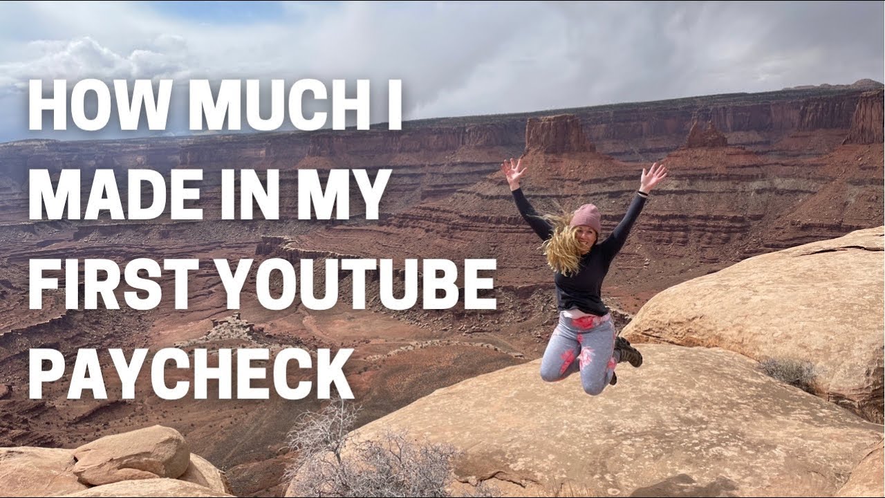 How much money I made in my first YouTube paycheck on a hiking channel ...