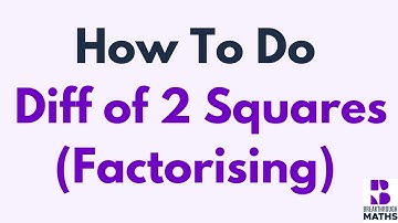How To Find The Difference of 2 Squares (Junior Cycle Maths)