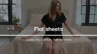 Discover the Blissful Touch of Flat Sheets ✨ | Next-Level Bed Comfort screenshot 3