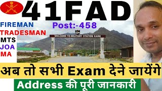 41 FAD Kahna Hai | 41 FAD Kaise Jaye | 41 FAD Address | 41 FAD Karu Leh | 41 FAD Leh Laddakh Address