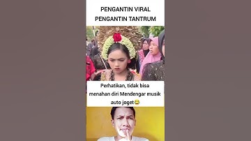 Pengantin Viral, Mendengar musik langsung auto joget #shorts #trending #viral #fyp