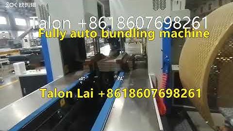 Fully automatic bundling machine,fully automatic folder guler with fully tying machine