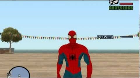 Spidey in Gta sa MOD