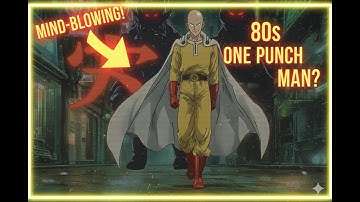 What If One Punch Man Was an 80s Anime?