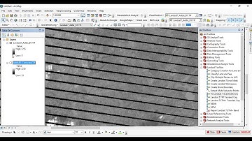 Fix Landsat 7 Scan Line Error using Landsat Toolbox in ArcMap