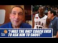 Why Kobe Bryant Refused to Shoot on Team USA | Coach K's Amazing Kobe Story