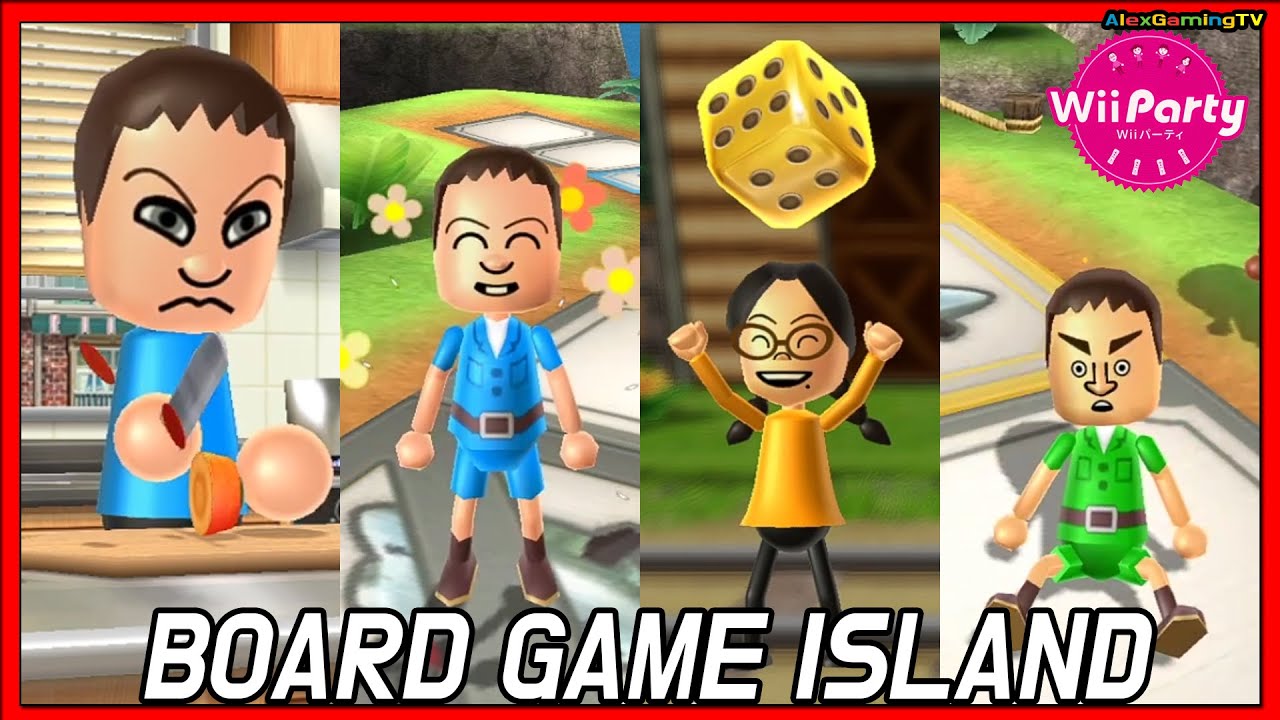 Wii Party Board Game Island Expert Com Eng Sub P1 Watson Vs Eduardo Vs Shinta Vs Keiko Youtube