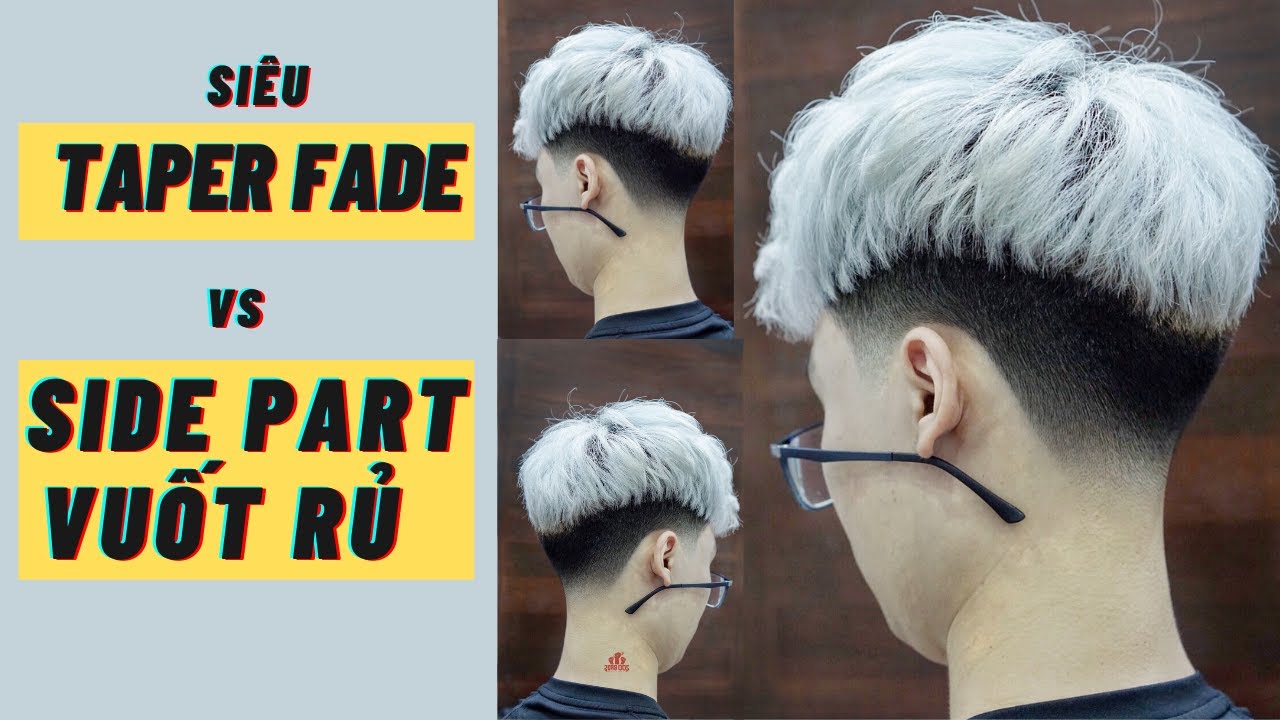 Taper Fade Kết Hợp Sidepart Rủ Hướng Dẫn Cắt Tóc Chi Tiết -M.Hùng  Barbersharing - Youtube
