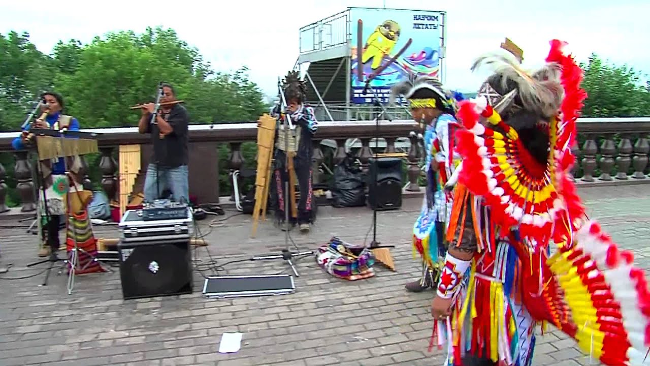 индейская музыка и танцы - YouTube