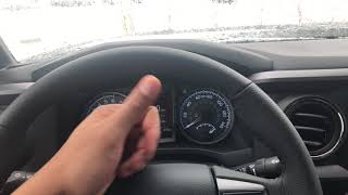 Toyota Tacoma – Traction control button location
