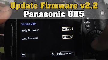 How to Update Panasonic GH5 or Any DSLR Mirrorless Camera & Lenses Firmware Easily
