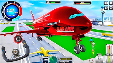 Flight airplane city pilot simulator - plane boeing emergency landing - android gameplay part -23