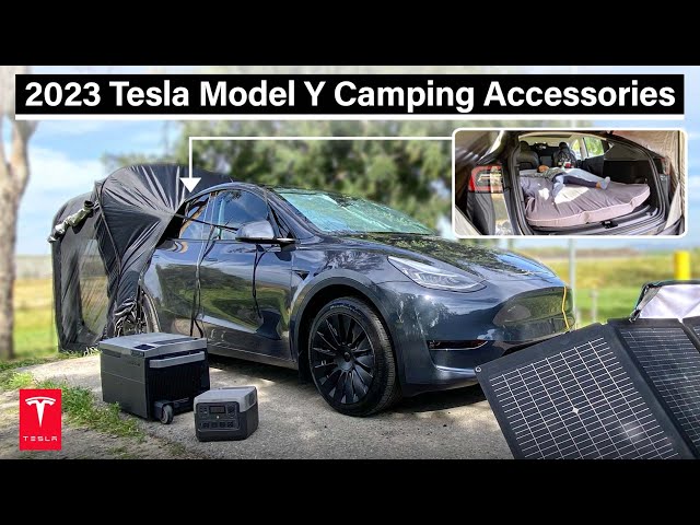 2023 Must Have Camping Accessories for Tesla Model Y #tesla #2023 