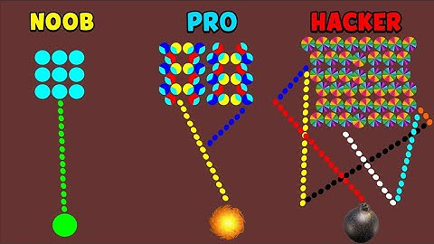 NOOB vs PRO vs HACKER in Shoot Bubble