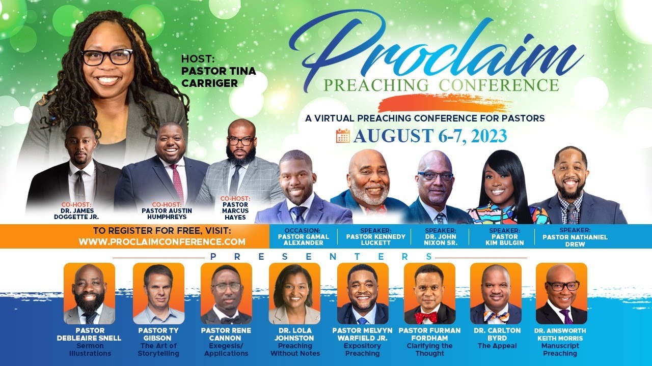 Proclaim Preaching Conference Day 1 - YouTube
