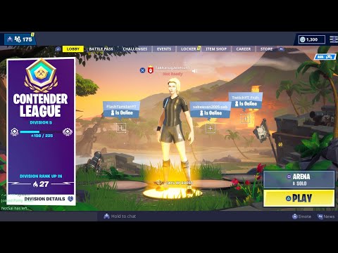 fortnite high ping contender league 200 points console youtube - fortnite arena 300 points