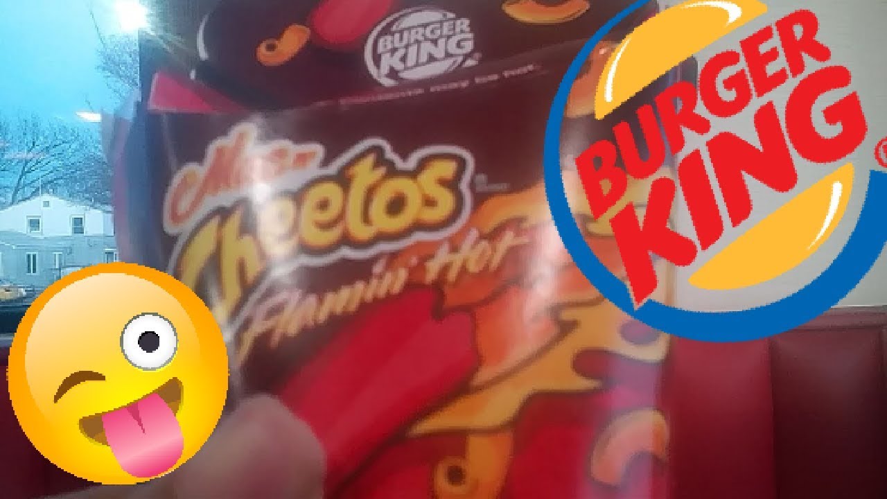BURGER KING FLAMIN HOT MAC N CHEETOS TASTE (REVIEW)!!!! YouTube