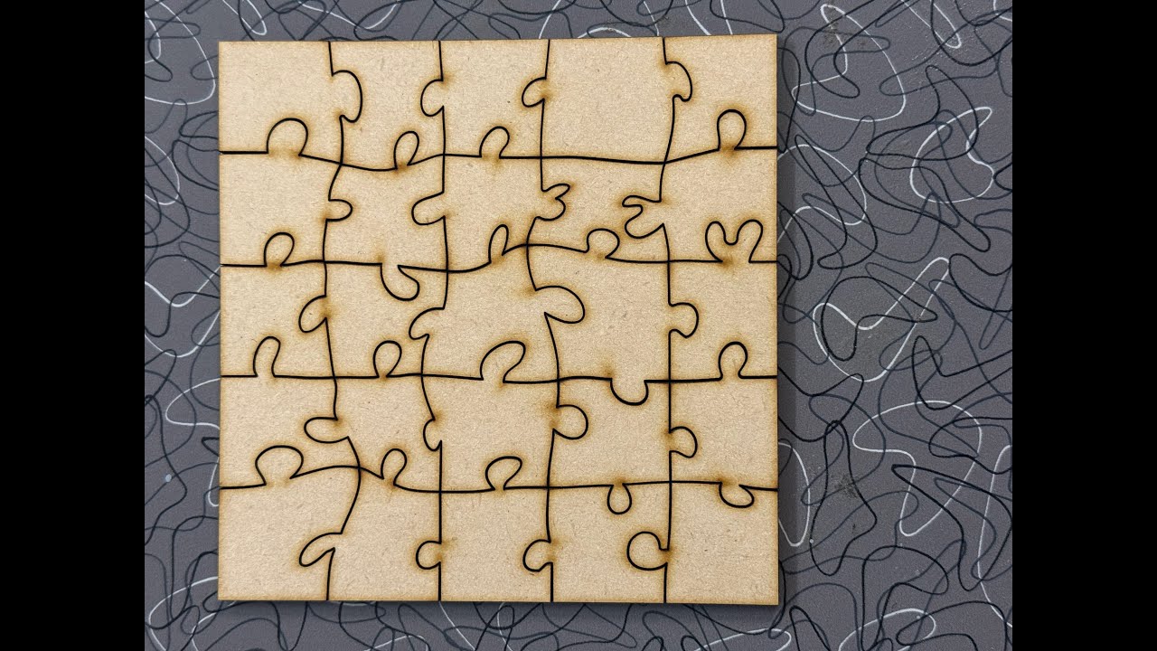 Puzzle Cut Pattern Design Laser-Cut Jigsaw Puzzles in Adobe Illustrator – Part 1: Custom ...
