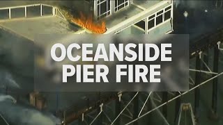 Oceanside Pier fire | Crews contain massive fire, save 90% of pier by CBS 8 San Diego 7,498 views 15 hours ago 6 minutes, 3 seconds