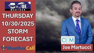 5 STORMY hours ahead | Thursday, 10/30 NJ Weather Forecast