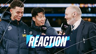 HEUNG-MIN SON & BRENNAN JOHNSON REACTION // TOTTENHAM HOTSPUR 2-1 EVERTON