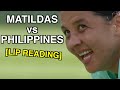 Matildas vs philippines lip reading