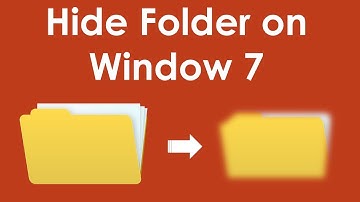 How to hide folder on windows 7