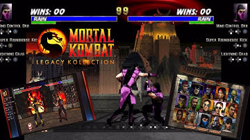 MK Legacy Kollection Noob Saibot Fatalities & Animality & Rain Gameplay & MK4 Reiko Vs Scorpion