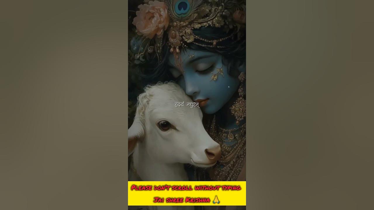 Madhurashtakam 🦚 in jubin nautiyal's soulful voice😍🎵 | Madhuram Madhuram | Krishna Status♥️ #shorts