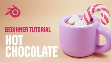 Xmas Giveaway - Create a Hot Chocolate - Blender 3D Tutorial